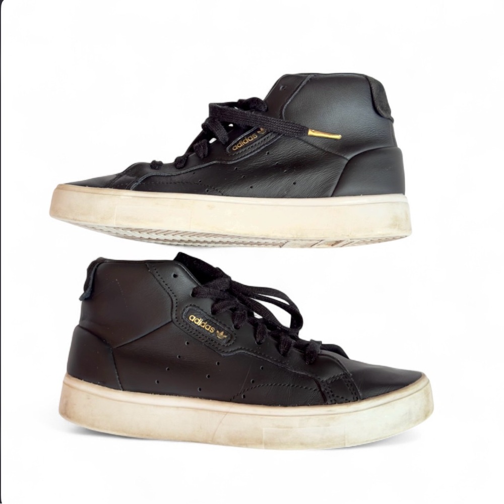 Adidas Women's Leather Sleek Mid Sneaker